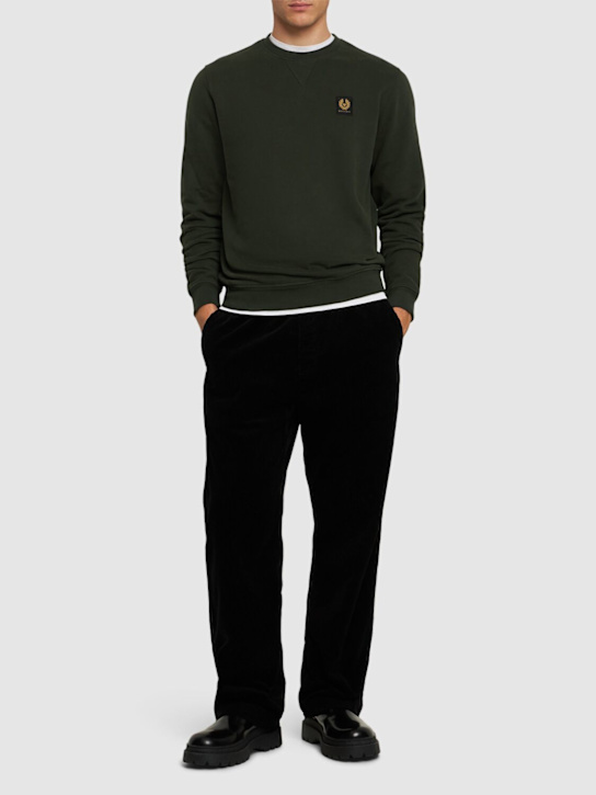 Luisaviaroma Felpa In Pile Di Cotone Con Logo