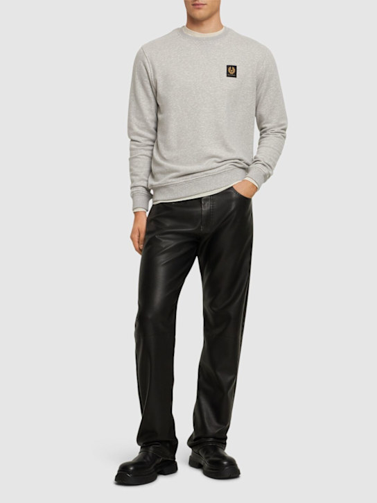 Luisaviaroma Felpa In Pile Di Cotone Con Logo
