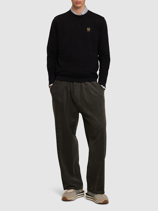 Luisaviaroma Felpa In Pile Di Cotone Con Logo