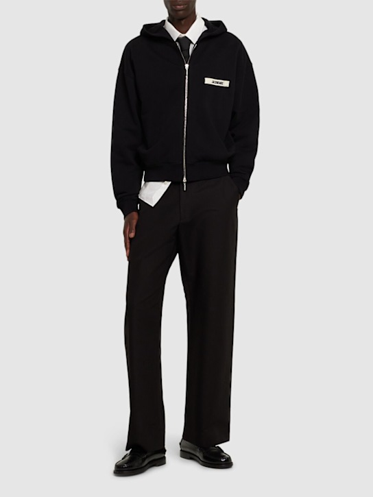 Luisaviaroma Felpa Le Hoodie Gros Grain Con Zip