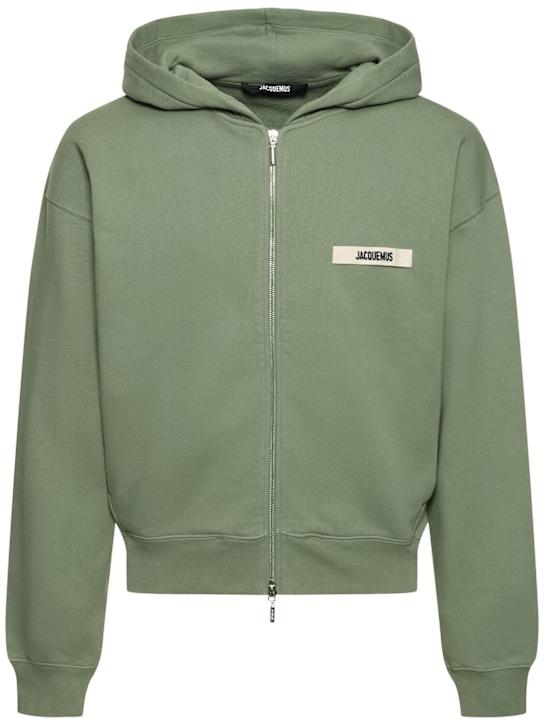 Luisaviaroma Felpa Le Hoodie Gros Grain con zip