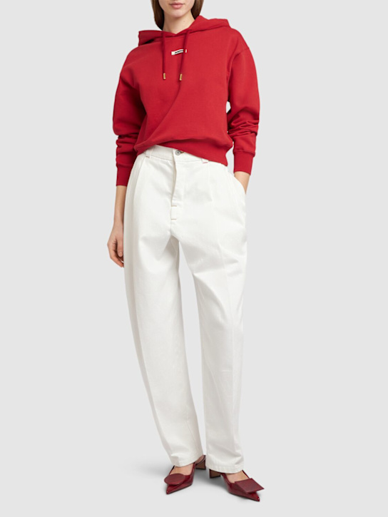 Luisaviaroma Felpa Le Hoodie Gros Grain In Cotone