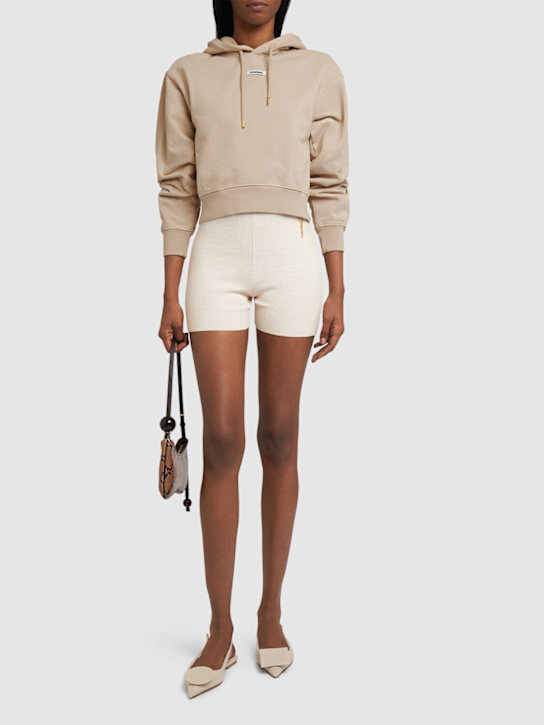 Luisaviaroma Felpa Le Hoodie Gros Grain In Cotone