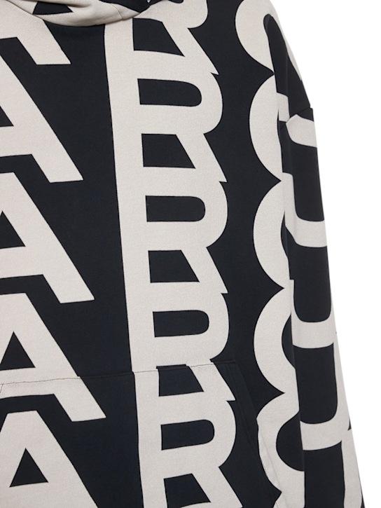 Luisaviaroma Felpa Oversize Monogram Con Cappuccio