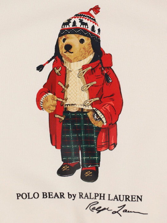 Luisaviaroma Felpa Polo Bear In Misto Cotone