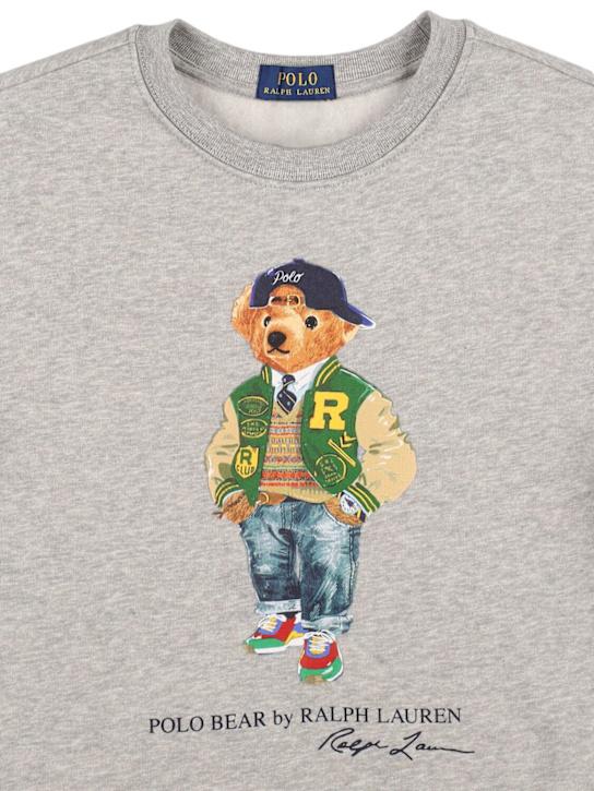Luisaviaroma Felpa Polo Bear In Misto Cotone