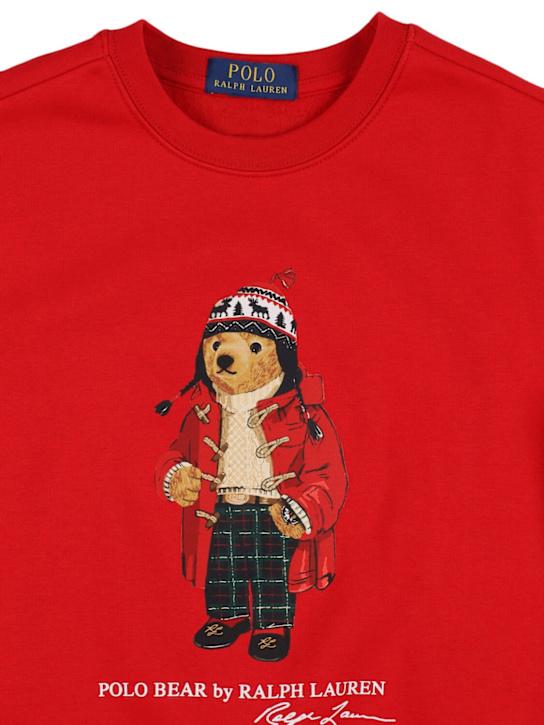 Luisaviaroma Felpa Polo Bear In Misto Cotone