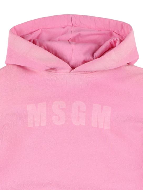 Luisaviaroma Felpa Scolorita Con Logo E Cappuccio