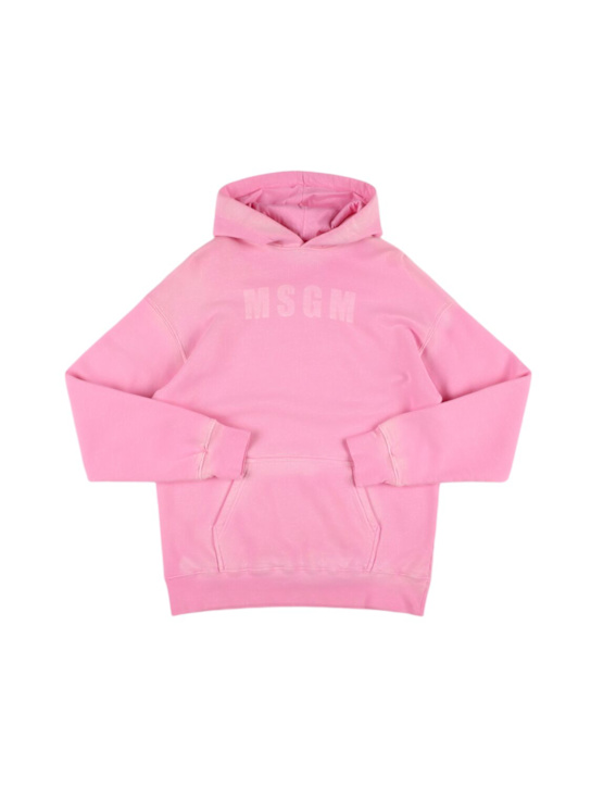 Luisaviaroma Felpa scolorita con logo e cappuccio
