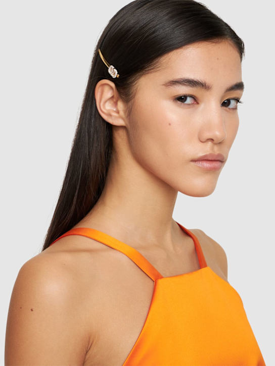 Luisaviaroma Fermacapelli V Logo / Cristalli