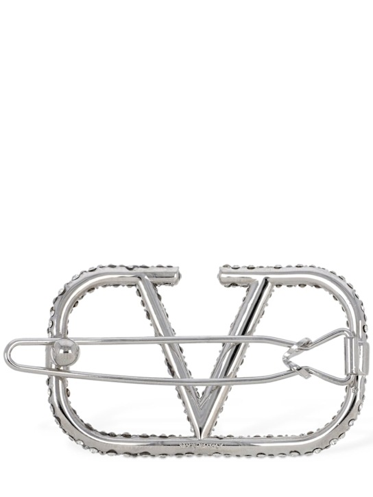 Luisaviaroma Fermacapelli V Logo / Cristalli
