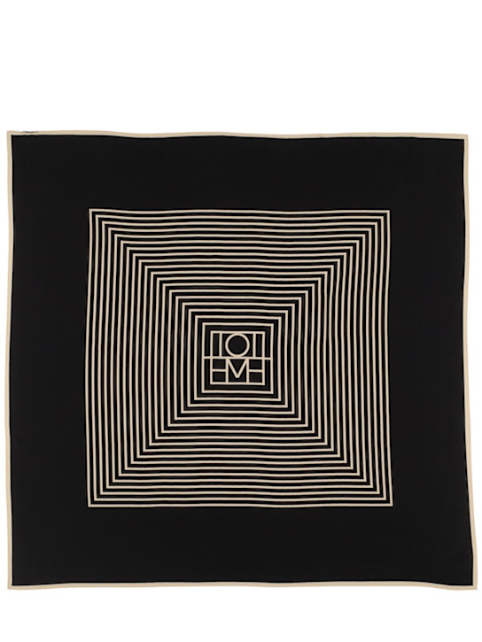 Luisaviaroma Foulard in seta monogram