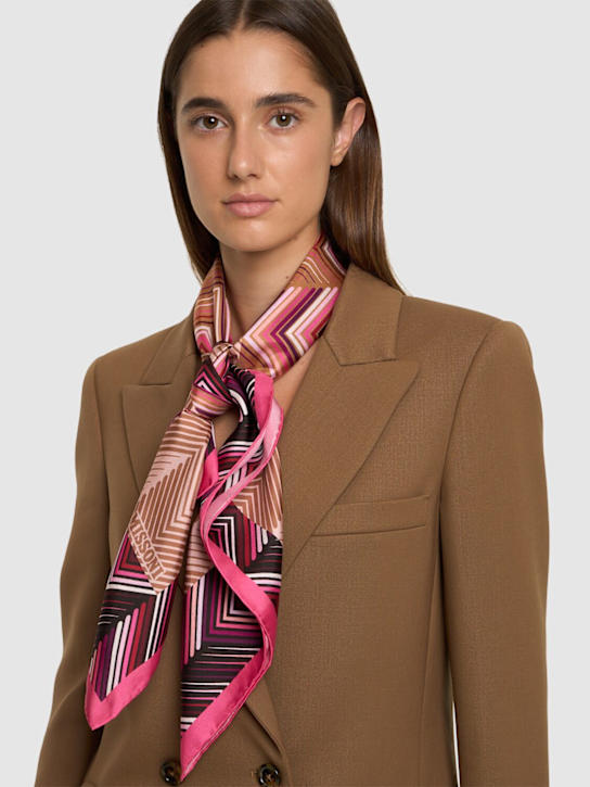 Luisaviaroma Foulard In Seta Stampata