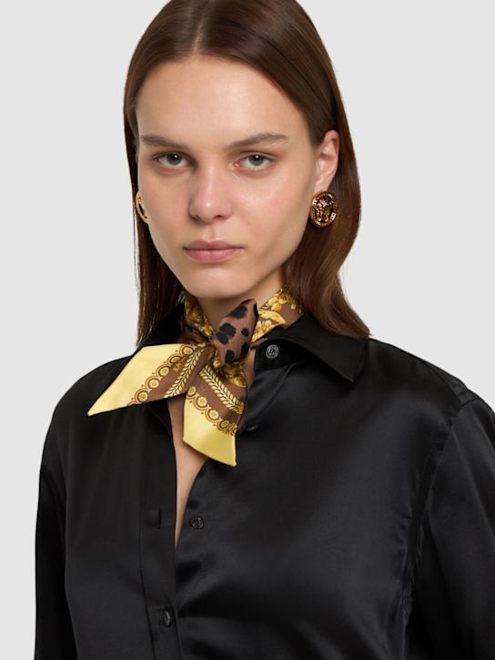 Luisaviaroma Foulard In Seta Stampata