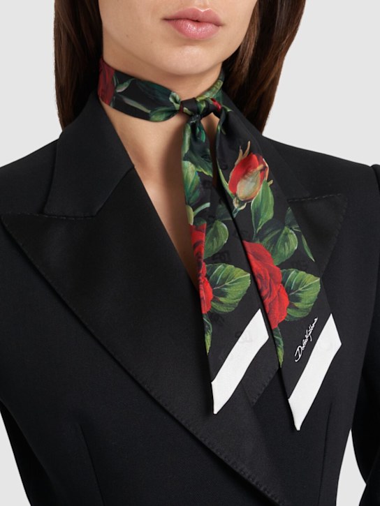 Luisaviaroma Foulard In Seta Stampata