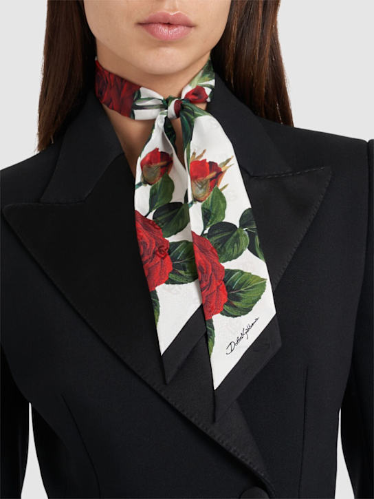 Luisaviaroma Foulard In Seta Stampata