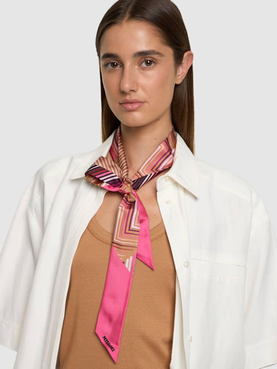 Luisaviaroma Foulard In Seta Stampata