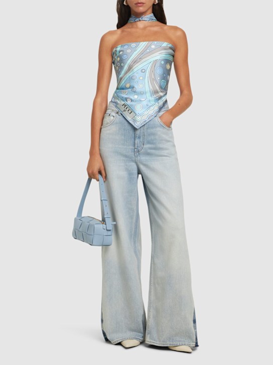Luisaviaroma Foulard In Twill Di Seta