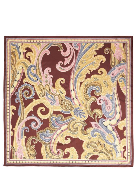 Luisaviaroma Foulard Norma in seta stampata