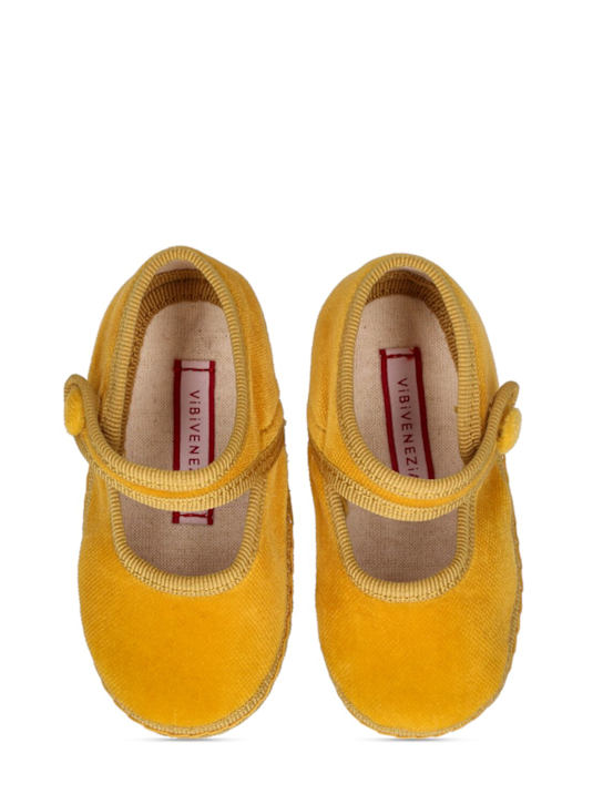 Luisaviaroma Friulane Mary Jane Neonato In Velluto
