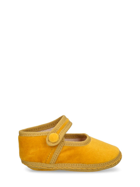 Luisaviaroma Friulane Mary Jane neonato in velluto