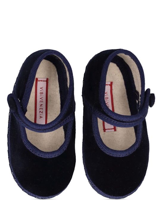 Luisaviaroma Friulane Mary Jane Neonato In Velluto