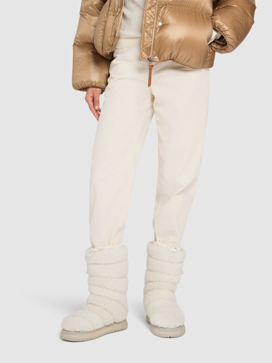 Luisaviaroma Gaia Pocket Mid Shearling Boots