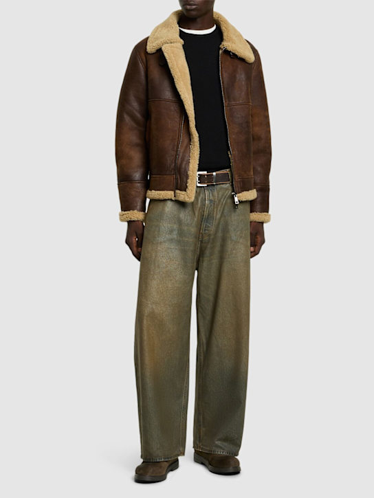 Luisaviaroma Giacca Aviator In Shearling