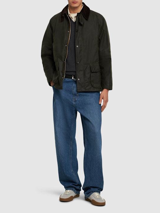Luisaviaroma Giacca Bedale In Cotone Cerato