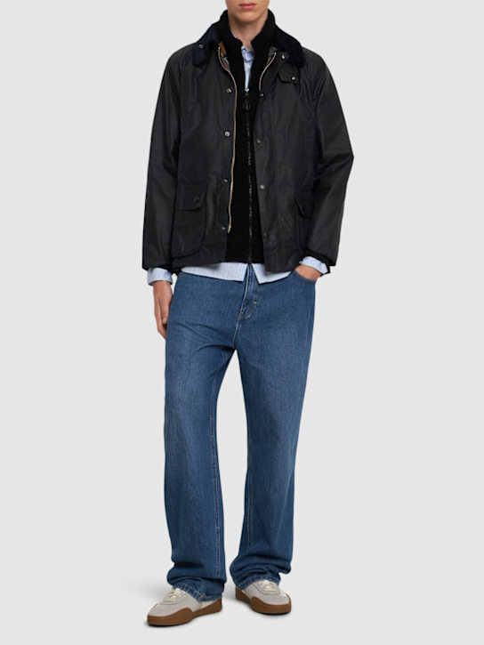 Luisaviaroma Giacca Bedale In Cotone Cerato