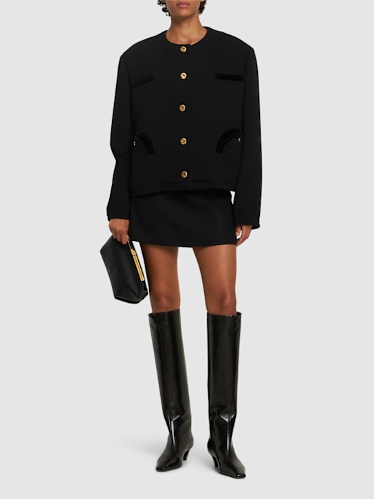 Luisaviaroma Giacca Bolero Resolute Gliss In Lana