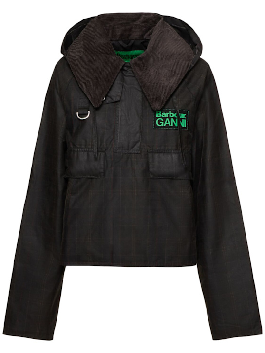 Luisaviaroma Giacca corta cerata Barbour x Ganni