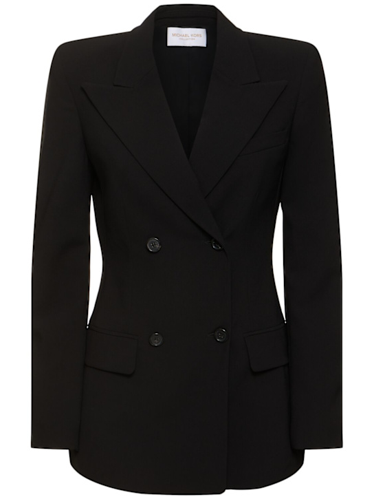 Luisaviaroma Giacca doppiopetto Georgina in serge