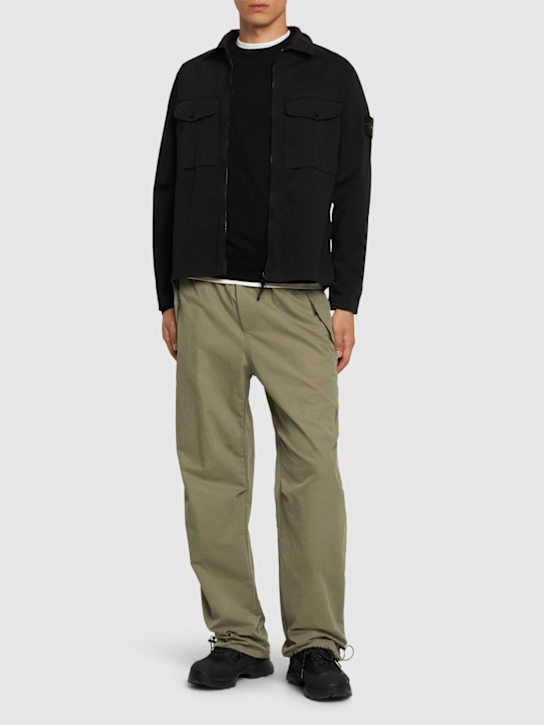Luisaviaroma Giacca In Cotone Stretch Con Zip