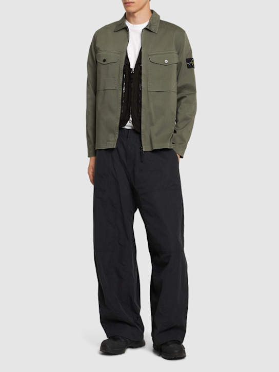 Luisaviaroma Giacca In Cotone Stretch Con Zip