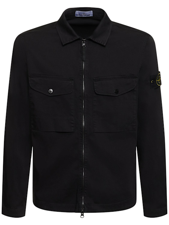 Luisaviaroma Giacca in cotone stretch con zip