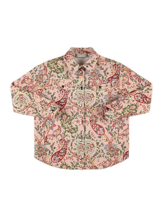 Luisaviaroma Giacca in cotone stretch stampato