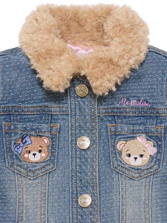 Luisaviaroma Giacca In Denim Di Cotone E Teddy