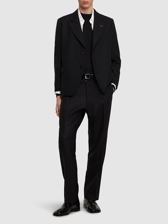 Luisaviaroma Giacca In Lana A Lisca Di Pesce