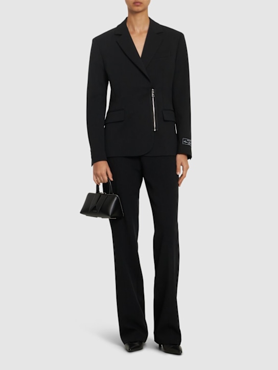 Luisaviaroma Giacca In Misto Lana Con Zip