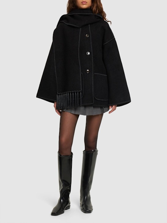 Luisaviaroma Giacca In Misto Lana / Sciarpa