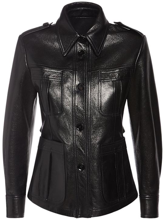 Luisaviaroma Giacca in pelle martellata