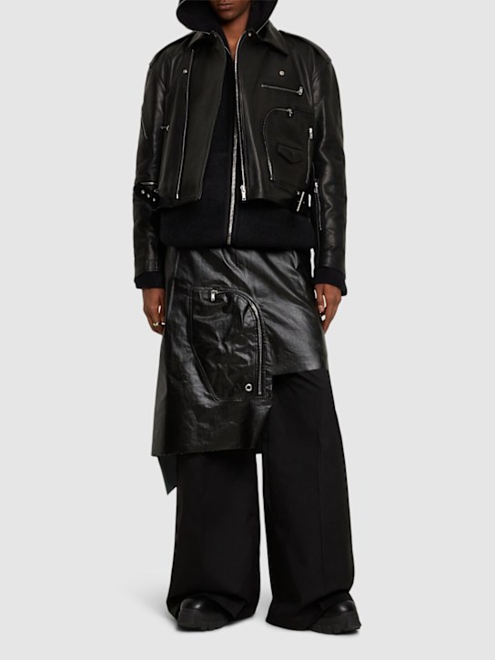 Luisaviaroma Giacca Jumbo Bauhaus In Pelle