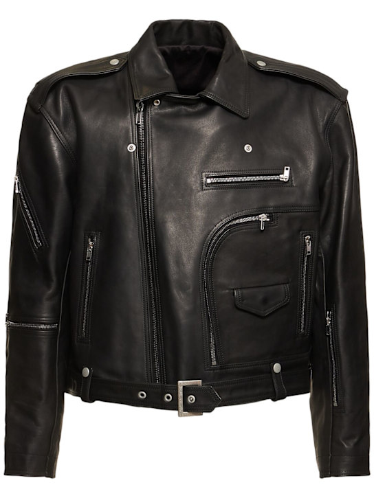 Luisaviaroma Giacca Jumbo Bauhaus in pelle