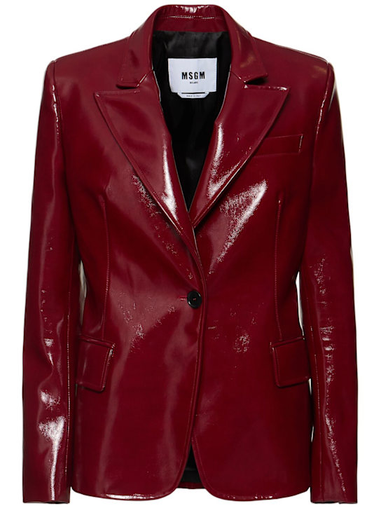 Luisaviaroma Giacca monopetto in vernice