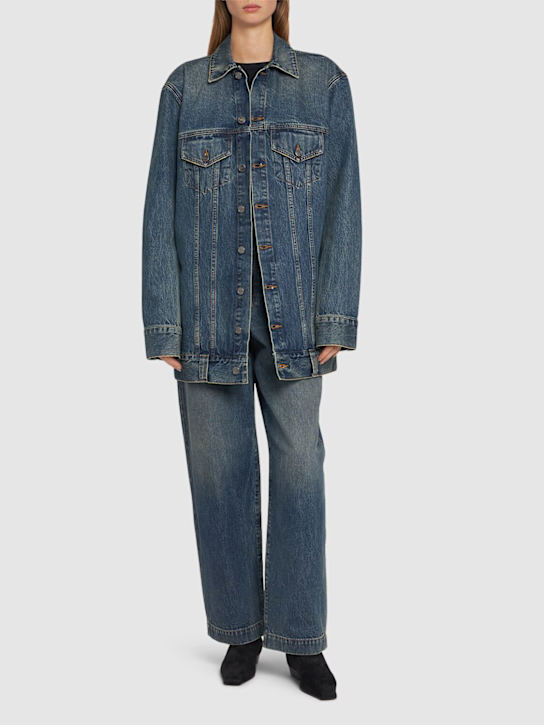 Luisaviaroma Giacca Ross In Denim Di Cotone