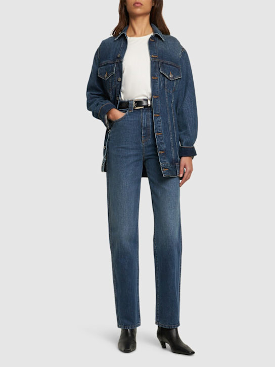 Luisaviaroma Giacca Ross In Denim Di Cotone