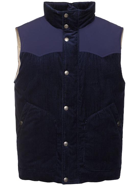 Luisaviaroma Gilet imbottito in millerighe