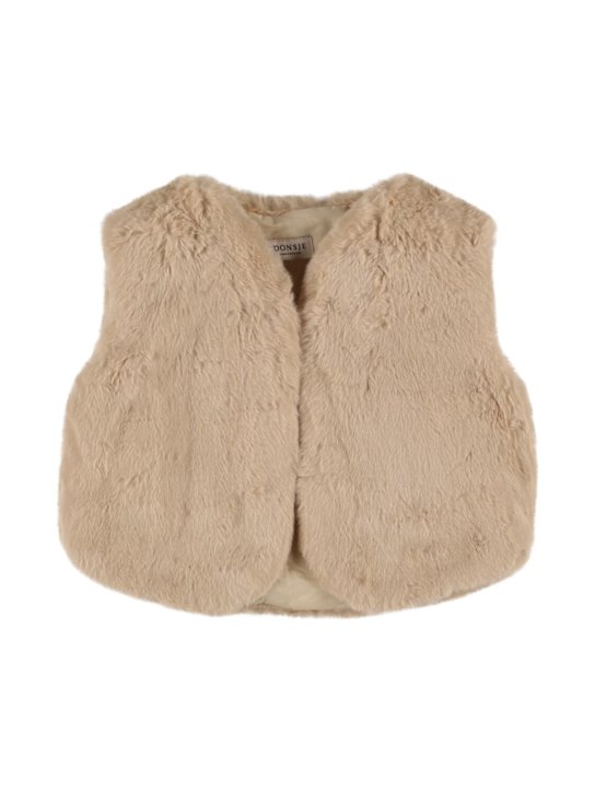 Luisaviaroma Gilet in materiale peluche