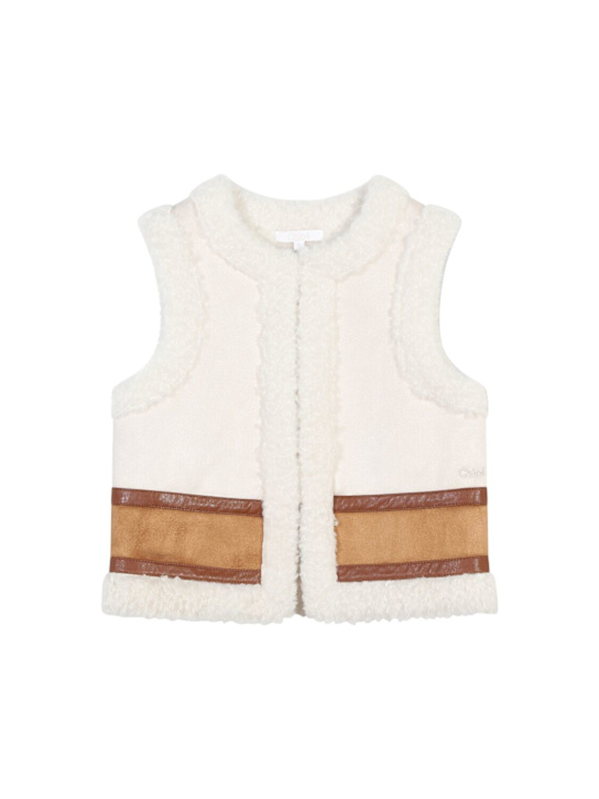 Luisaviaroma Gilet in shearling sintetico